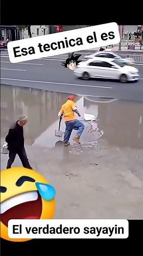 Goku super sayayin en la VIDA REAL #shorts #viralshorts #dragonballz #goku