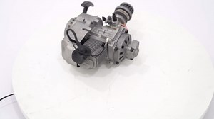 2 Stroke Bike Engine, 49.85CC Single Cylinder Air Cooling Bicycle Engine Kit Mini Motorcycle Engine Pull Start Engine Motor Kit w/0.32 Gal Fuel Tank for Pocket Bike Mini Dirt Bike Beach Bike