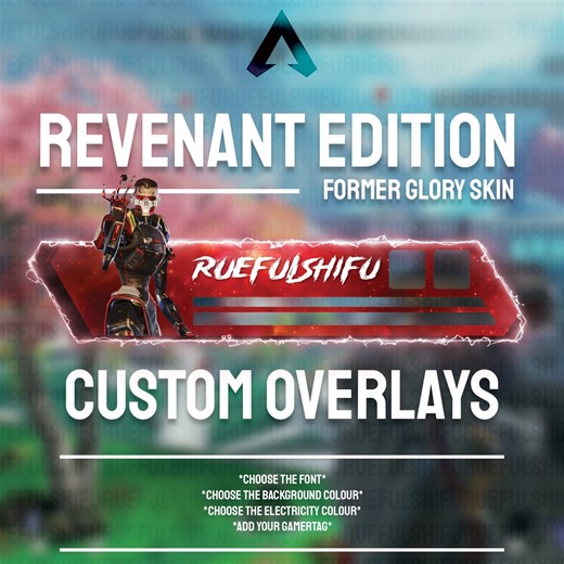 ANIMATED REVENANT Overlay | Apex Legends Health Bar Overlay for Streaming on Twitch, Youtube and Tiktok | for OBS and Streamlabs - Etsy