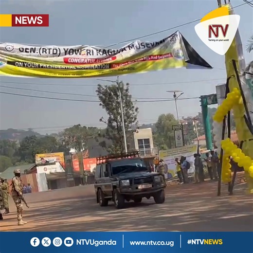 President Museveni has arrived at the Electoral Commission in Lweza for his nomination, becoming the first presidential candidate to be nominated today. #NTVNews | NTV Uganda