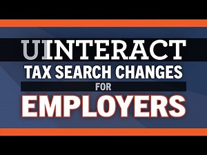 UInteract Tax Search and Navigation Changes for Employers