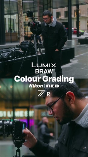 Lumix S1ii BRAW vs Nikon ZR RED RAW