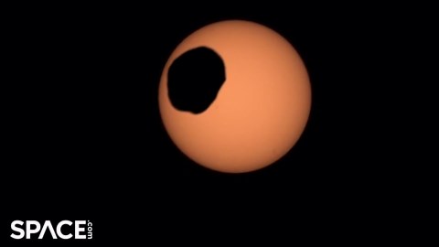 NASA's Perseverance Rover Captured Martian Moon Phobos Transit The Sun