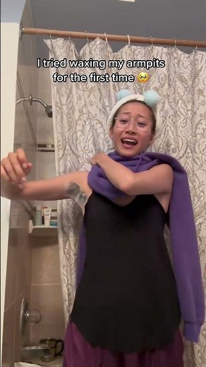 I tried waxing my armpits for the first time.