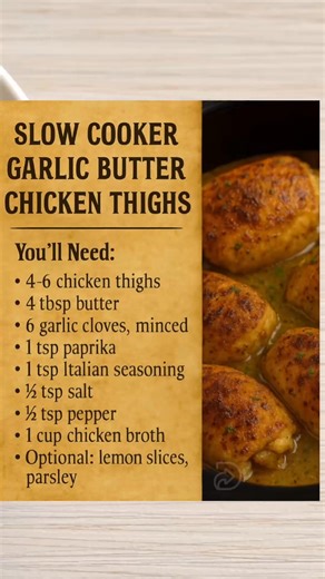 39K views · 214 reactions |  Slow Cooker Garlic Butter Chicken...