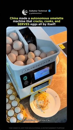 China’s Robot That Cooks & Serves Eggs! 🤖🍳