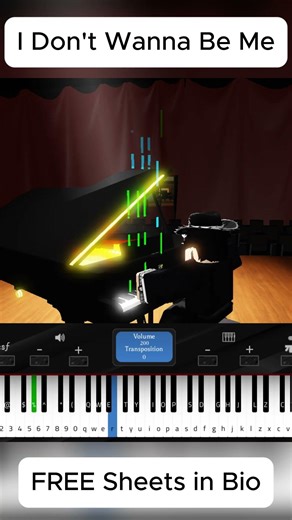 Type O Negative - I Don't Wanna Be Me | Roblox Piano🔥#piano #pianoshorts #roblox #shorts #shortvideo