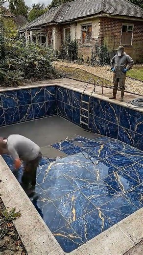 From Toxic Green Pool to Luxury Marble Paradise 😱 | Insane Pool Restoration Timelapse #ai
