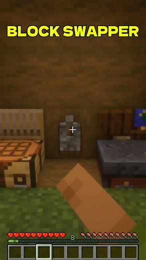 BLOCK SWAPPER MINECRAFT🤯 #minecraft #shorts