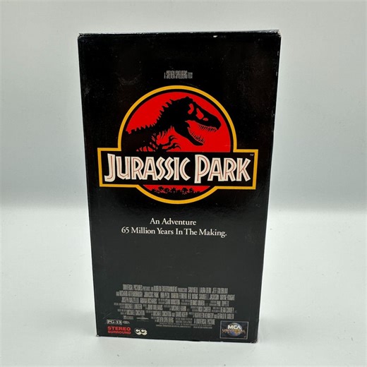 Jurassic Park VHS 1993 Steven Spielberg Classic Sci-fi Adventure PG-13 - Etsy UK
