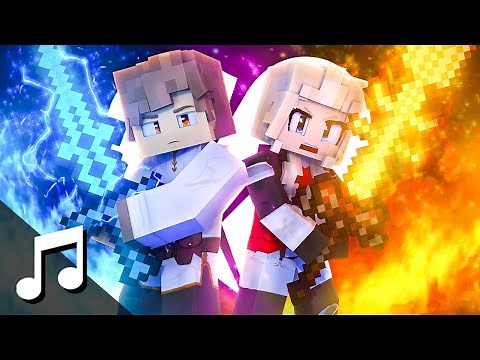 ♪"Fire and Ice" - An Original Music Video Minecraft Song♪