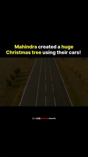 Marketing Maverick | Business | Branding on Instagram: "Mahindra just sleighed the Christmas game with the coolest festive wish! Who else is loving this jolly twist?"
