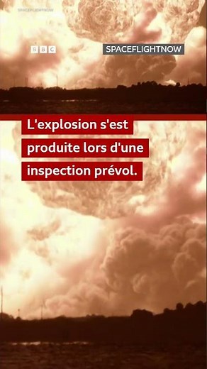 Violente explosion d'une fusée Blue Origin sur sa rampe de lancement