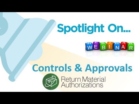 RMA Controls & Approvals (Sage 300) - Webinar Oct-2025