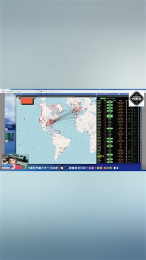 Did you know you can hide the menu from Gridtracker to see the full map?