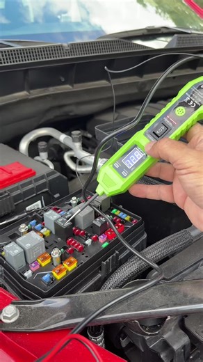 Voltage Display Smart Vehicle Circuit Tester, USB Power Digital Multimeter Probe with Alligator