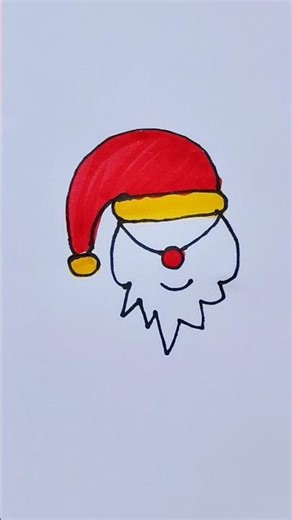 Santa claus 🎅 drawing for kids #santaclaus #drawing #pipafuntv #youtubeshorts #art ‪@pipafuntv‬