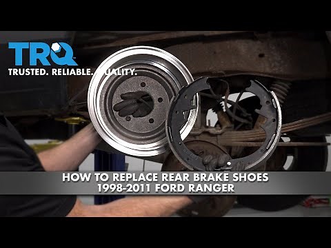 How Replace Rear Brake Shoes 1998-2011 Ford Ranger