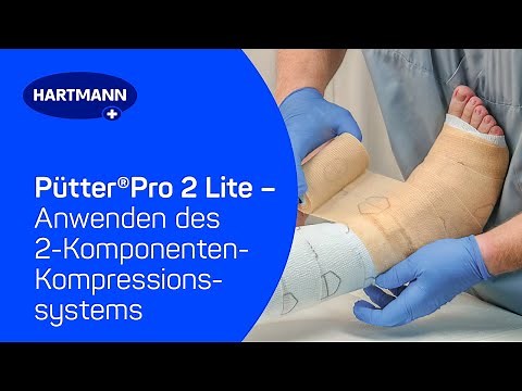 Applying the 2-component compression system Pütter®Pro2 Lite
