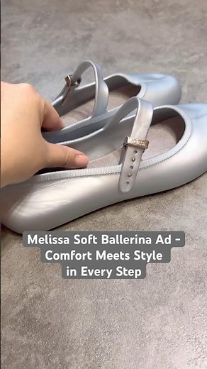 Melissa Soft Ballerina Ad | Comfort Meets Style in Every Step 💫 #melissa #flats #shoes #workwear