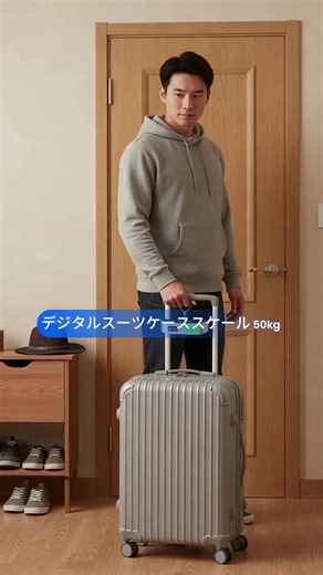 電子式吊り下げ型スーツケース用秤、バックライト付きデジタル手持ち式スーツケース重量計、50kg容量、温度測定機能、携帯に便利な旅行ツール #カーグッズ #一人暮らしグッズ #ハンターハンターめじるしアクセサリー #育児便利グッズ #育児グッズ徹底比較 #キッチン便利グッズ #おしゃれガジェット #育児グッズ本音レビュー #iphoneケース紹介 #おすすめガジェット