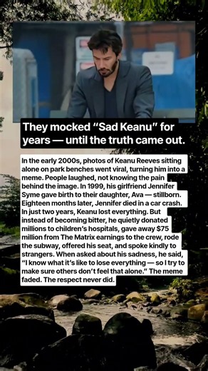 Keanu Reeves’ Quiet Grief—The Tragedies Behind “Sad Keanu” and the Kindness That Made Him an Icon