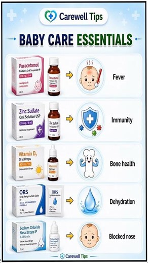 Top 5 Baby Care Essential Medicine & Their Benefits | Health Tips #Shorts #Viral