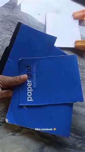 homemade small journal notebook 🍁✨#effectking #diy
