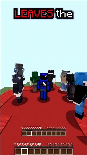Minecraft, But Last To Leave The Circle WINS...