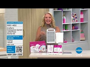 Crafter's Companion Gemini LetterPress Starter Kit