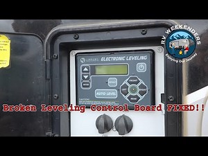 Broken Leveling Control Board FIXED!