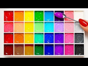 1 HOURS OF Color Mixing! So Satisfying!