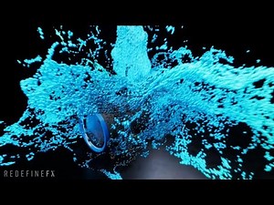 Niagara Fluids Attraction Force Liquid Simulation in Real-Time / Unreal Engine Motion Design