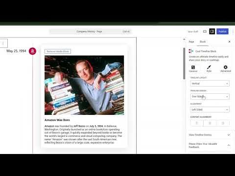 Cool Timeline: Build Timeline Stories via Gutenberg Block + Shortcode