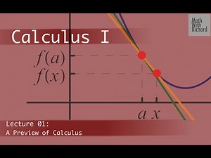Preview of Calculus - Calculus 1 - lecture 1 (of 19)