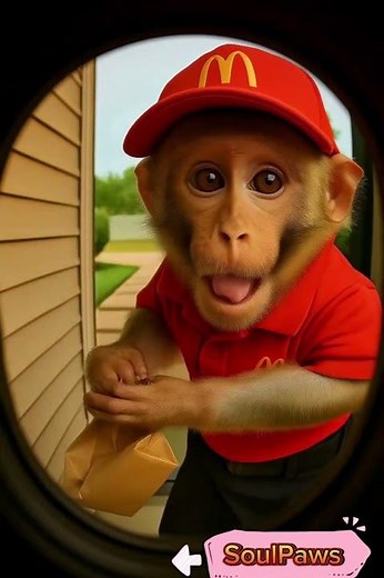 Baby Monkey McDelivery: The Cutest Courier Service Ever