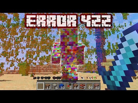Minecraft ERROR 422 but I beat it... (LIVE)