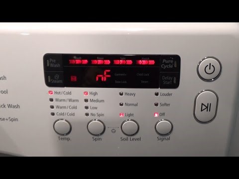 Samsung Washer nF Error Code Diagnostic and Repair