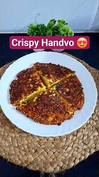 Crispy Gujarati Handvo Recipe | Easy & Healthy Breakfast #Shorts #foodshorts