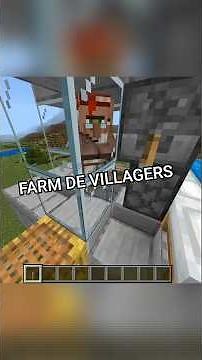 Como fazer FARM DE VILLAGERS no Minecraft Bedrock