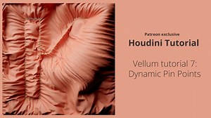 Houdini+Redshift 动态布料模拟（中英文字幕）