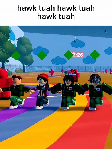 Hawk tuah #squidgame #roblox #robloxfyp #fypシ