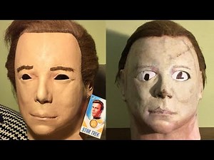 TOTS Captain Kirk mask converted into a Halloween 1978 Mask