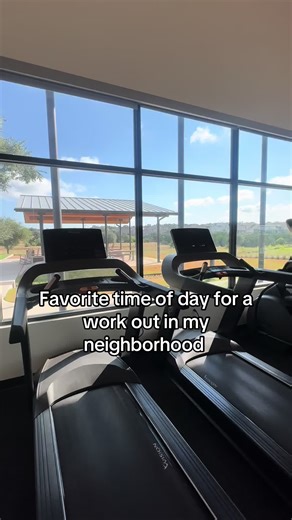 Your favorite workout time zero commute = ✅ At Meyer Ranch, your fitness routine fits your life with an onsite fitness center. 💥 #MeyerRanchLife #fyp #NewBraunfelsHomes #MovingToTexas #HillCountryLiving