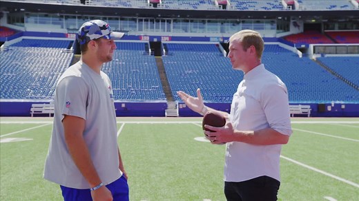 The Mahomes v. Allen era has already begun. 💯 Josh Allen talked with Chris Simms about the respect he has for Patrick Mahomes, the similarities in their journeys to the #NFL and MORE. Full interview: bit.ly/3xuxihn | Sunday Night Football on NBC