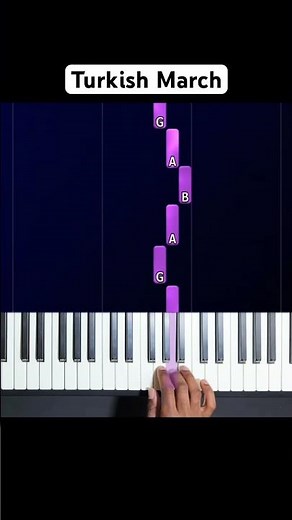 Jouer la marche turque au piano facilement #pianosoinapp #piano #pianotutorial