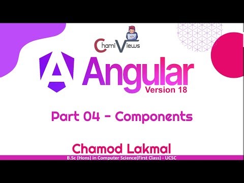 Angular 18 Sinhala By ChamiViews - Part - 04 - Components