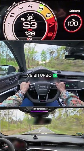 Launch Control in the Forest — Audi RS6 Performance POV 🇩🇪