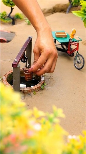 DIY Mini Pulley System for Well Water 🚰 | Easy Science Project #experiment