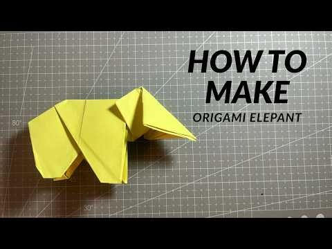 Easy Origami Elephant 🐘 | Step-by-Step Paper Folding Tutorial